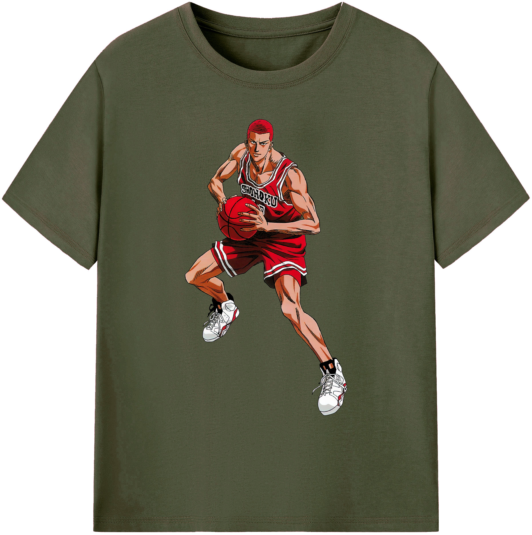 （画像用） SLAM DUNK／スラムダンク 綿100％ メンズ半袖Tシャツ｜肌触りやわらか＆通気性